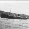 This image shows vessel ashore near Cape Jervis. Ashore at Tunkalilla Beach, 5/10/1934.