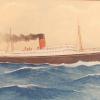 Passenger vessel "Katoomba", built by Harland & Wolff - Belfast.  She took her first voyage in 1913 and was commandeered as a troopship in 1918.  In 1919 she returned to McIllwraith McEachern and was refitted.  In 1920 she resumed her service along the Au