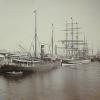 Moored at Queens wharf.