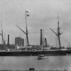 1887 naval vessel, at Port Adelaide.