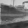 General cargo vessel just prior to colliding with Coal Telpher and Osborne Wharf, 11 May 1932