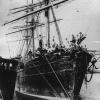 Damaged in Port Adelaide, 1899 after colliding with an iceburg.