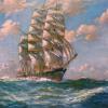 1876 barque undersail.