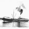 1854 passenger vessel underway.