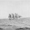 Ketch under sail