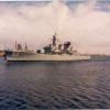 Naval vessel berthed at Port Adelaide