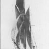 Ketch under sail