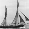 Ketch under sail