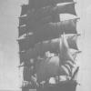 Barque under sail