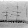 Loch Ness, built in 1869  This image shows vessel at Port with some rowers in foreground.
