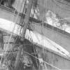 Barque - looking down and forward from mizzen