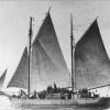 Ketch under sail