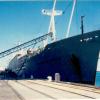 Live sheep carrier berthed at Outer Harbour