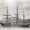 Barque at anchor