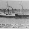 S.S. "James Comrie", 102 gross ton, 42 hP.  Originally built as a private yacht of wood at Shoalhaven NSW in 1877.  Bought by the Yorke Peninsula Steamship Co Ltd of Edithburgh, South Australia.  Later bought by the Commonwealth Government and renamed 'Fe