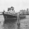 Entering fitting out jetty, 25/3/1959.