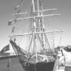 Barque berthed at Port Adelaide