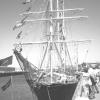 Barque berthed at Port Adelaide