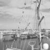 Barque berthed at Port Adelaide