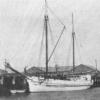 two masted schooner with round stern, 1 deck and carvel built.  Built in 1873 in Port Adelaide as a steamer, she was rerigged in 1875 and her engine removed.  An auxilliary engine was refitted in 1915 (36 bhp).  Vessel was owned by H D Dale, 1873 W Hamilt