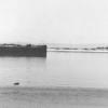 With barge at Snowden's Beach, 23/9/1965.