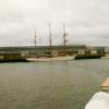 Barque berthed at Melbourne