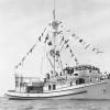 Fishing Vessel "Tacoma", gross tonnage of 129, built in 1951 by Haldane Brothers Pty Ltd in Port fairy, Victoria.  Official Number 178452.  Owned by Tacoma Pty Ltd, Port Adelaide.  Speed of 9 knots.
Dimensions - length 25.61, breadth 6.58, draught 2.591m