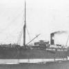 1896 general cargo vessel under way.